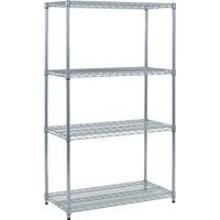 トラスコ中山 TRUSCO スチール製メッシュラック W905XD305XH1533 4段 TME-5334 1台 299-5611（直送品）