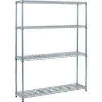 トラスコ中山 TRUSCO スチール製メッシュラック W1205XD305XH1533 4段 TME-5434 1台 299-5646（直送品）