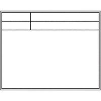 土牛産業 DOGYU 伸縮式ホワイトボードDー2C/C6用シール無地 04141 1丁 270-0380（直送品）