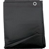 ユタカメイク シート トラックシート帆布 ブラック 1号 174×210cm H-BK1 1枚 569-1278（直送品）