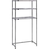 トラスコ中山 TRUSCO スチール製メッシュラック下段開放型 W905XD457XH1838 棚板3枚 TMESB6343 1台（直送品）