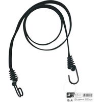 ユタカメイク ゴム フラットバンジー 13mm×1200mm ブラック BF-1212 1本 573-0536（直送品）