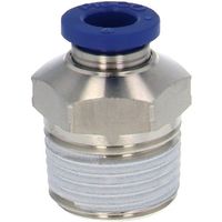 日本ピスコ PISCO 耐腐蝕用ワンタッチ継手 チューブフィッティングSUS304 PC6-03SUS 1個 558-5714（直送品）