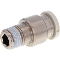 日本ピスコ PISCO チューブフィッティング POC8-01W 1個 558-5733（直送品）