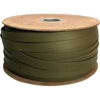 ユタカメイク ゴム 平ゴムドラム巻 押出成形タイプ 20mm×100m ODグリーン PRT-E101 1巻 595-2391（直送品）