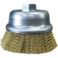 高島産業 カップブラシ 電動工具用 カップ型 75xM10x25x68 真鍮ー0.15 CMB-075 1個 591-9578（直送品）