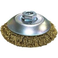 高島産業 ベベルブラシ 電動工具用 ベベル型 100xM10x67 真鍮ー0.15 BMB-100 1個 591-9556（直送品）