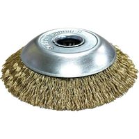 高島産業 ベベルブラシ エアー工具用 ベベル型 100x16穴x67 真鍮メッキ鋼線0.25 BHR-1006 1個 591-9017（直送品）