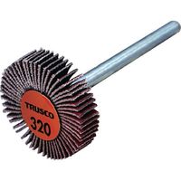 TRUSCO(トラスコ中山):超研削フラップホイール 外径30X幅25X軸径6 #Z60 5個入 HF3025Z-60 オレンジブック 超研削フラップホイール 外径30X幅25X軸径6 5個入 #Z60