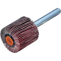 TRUSCO セラミックフラップホイール 軸径6mm #120 外径25×幅25×軸長40 (5個入) TCF2525-CE-120（直送品）