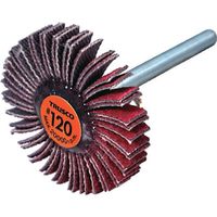 TRUSCO セラミックフラップホイール 軸径3mm #120 外径30×幅5×軸長30 (10個入) TCF3005-CE-120（直送品）
