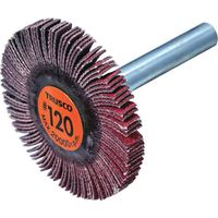TRUSCO セラミックフラップホイール 軸径6mm #120 外径40×幅5×軸長40 (5個入) TCF4005-CE-120（直送品）