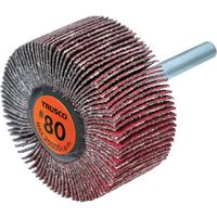 TRUSCO セラミックフラップホイール 軸径6mm #80 外径50×幅25×軸長40 (5個入) TCF5025-CE-80（直送品）