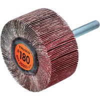 TRUSCO セラミックフラップホイール 軸径6mm #180 外径50×幅25×軸長40 (5個入) TCF5025-CE-180（直送品）