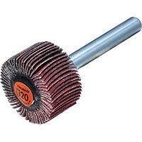 TRUSCO セラミックフラップホイール 軸径6mm #120 外径25×幅15×軸長40 (5個入) TCF2515-CE-120（直送品）