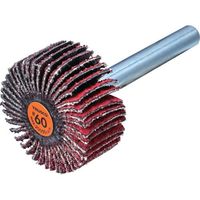 TRUSCO セラミックフラップホイール 軸径6mm #60 外径30×幅15×軸長40 (5個入) TCF3015-CE-60（直送品）