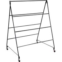 トラスコ中山 TRUSCO 折り畳みハンガーラックA型(キャスター付き)1200×900×H1500 FHR-A1215 1台（直送品）