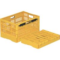 EーCON 折りたたみコンテナー 562060 ホームオリコンS50M イエロー 56206000YE304 1個 634-5776（直送品）