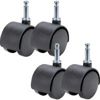 トラスコ中山 TRUSCO 業務用掃除機 乾湿両用クリーナーWDC800用キャスター(4個) WDC-800CA 1セット(4個)（直送品）