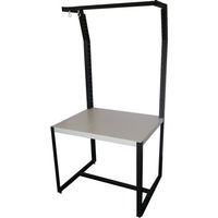 トラスコ中山 TRUSCO 拡張できるセル作業台 均等荷重50kg 900×700×H1800 TUR-10 1台 665-0673（直送品）