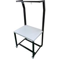 トラスコ中山 TRUSCO 拡張できるセル作業台 均等荷重50kg 900×700×H1890 キャスタータイプ TUR-10-C 1台（直送品）