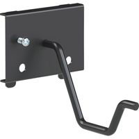 トラスコ中山 TRUSCO パンチングパネル用電気ドリルフック 1本爪 黒 SF-4-BK 1個 689-0832（直送品）