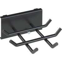 トラスコ中山 TRUSCO パンチングパネル用メガネレンチフック 三方掛け 黒 SF-MRF1-BK 1個 689-0845（直送品）