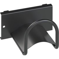 トラスコ中山 TRUSCO パンチングパネル用ホースフック 黒 SF-HF-BK 1個 689-0850（直送品）