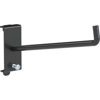 トラスコ中山 TRUSCO パンチングパネル用工具フック2穴掛け 1本爪ロング 黒 SF-S-1L-BK 1個 689-0839（直送品）