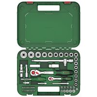 ボッシュ ラチェットセット 1/4+1/2インチ57ピース 1600A02Z9G 1セット(57個) 689-3537（直送品）