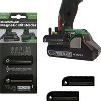 StealthMounts社 ステルスマウント マグネットビットホルダー(2個入り)ブラック BH-MHH-BLK-2 1セット(6個)（直送品）