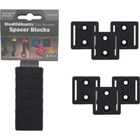 ステルスマウント ツールマウントスペーサーブロック(6個入り)ブラック TMSPACE-BLK-6 1セット(6個)（直送品）