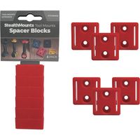 ステルスマウント ツールマウントスペーサーブロック(6個入り)レッド TMSPACE-RED-6 1セット(6個)（直送品）