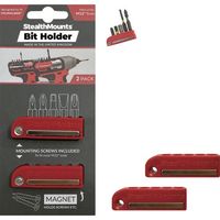 StealthMounts社 ステルスマウント マグネットビットホルダー(2個入り)ブラック BH-MW18-RED-2 1セット(2個)（直送品）