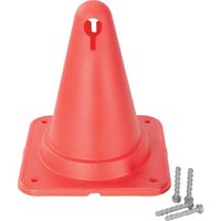 トラスコ中山 TRUSCO アンカー付きちびっコーン 270×300mm レッド CBCN270-R-ANC-SET 1セット（直送品）