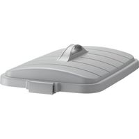 トラスコ中山 TRUSCO PPペール角型99L用フタ TPPK-90F-GY-A 1枚 694-9636（直送品）