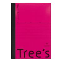 日本ノート Trees Ｂ５ Ａ罫 ３０枚 ピンク UTR3AP 1冊（直送品）