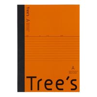 日本ノート Trees Ｂ５ Ａ罫 ３０枚 オレンジ UTR3AOR 1冊（直送品）