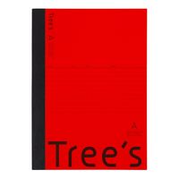 日本ノート Trees Ｂ５ Ａ罫 ３０枚 レッド UTR3AR 1冊（直送品）