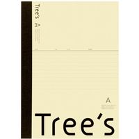 日本ノート Trees　Ｂ５　Ａ罫　５０枚　クリーム UTR5AC 1冊（直送品）