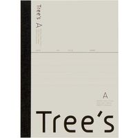 日本ノート Trees　Ａ６　Ａ罫　４８枚　クリーム UTRAA6C 1冊（直送品）