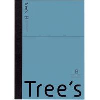 日本ノート Trees　Ａ５　Ｂ罫　３０枚　ブルーグレー UTRBA5GR 1冊（直送品）