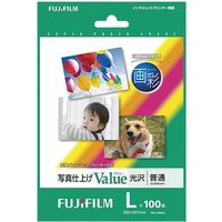 富士フイルム 画彩 写真仕上げValue WPL100VA L判 100枚　1冊（直送品）