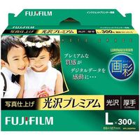 富士フイルム 写真仕上げ光沢プレミア WPL300PRM L 300枚　1箱（直送品）