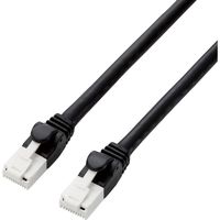 LANケーブル 1m cat6a 爪折れ防止 ギガビット より線 PS5 黒 GM-LDGPAT/BK10 エレコム 1個（直送品）