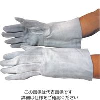 富士グローブ 牛床皮ガス溶断溶接用5本指手袋 NO.40B 1120 1セット(10双) 828-8381（直送品）