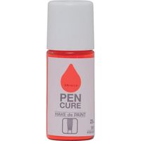 ニッペホームプロダクツ ニッぺ ペンキュア HAKE de PAINT 蛍光 25ml スカーレット 190K029 1本 128-3787（直送品）