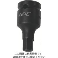 長堀工業 ナック ヘキサゴンレンチソケットショートタイプ9.52x1/2(12.7mm) 3040C 1個 853-1585（直送品）