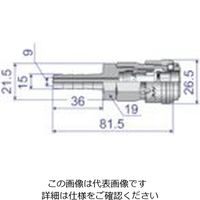 長堀工業 ナック スリーブロック式ワンタッチカップリング AT型 鉄スリーブ ホース取付用 CAT24SHL 1個 838-5530（直送品）