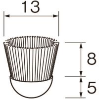 日本精密機械工作 リューター カップ型ブラシB3311 B3311 1袋(5個) 128-3379（直送品）